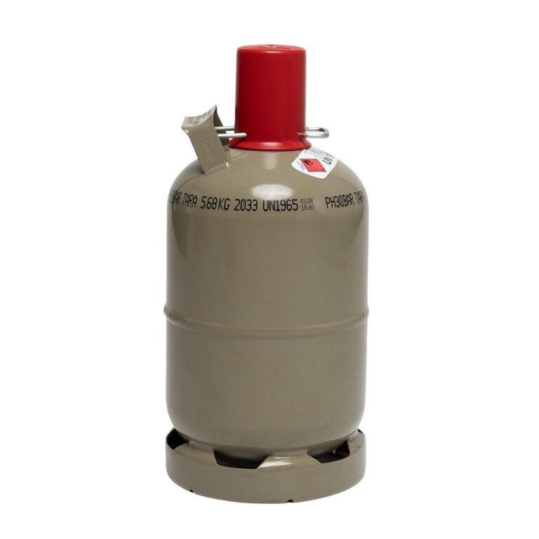 Propangasflasche 5kg grau